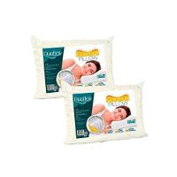 Travesseiro Espuma Aerada Contour Pillow Tp2102 C/ Capa De Algodão Kit C/ 2 Un (50x70) - Duoflex - 1