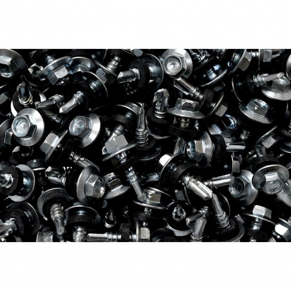 Parafuso Auto Brocante -12 -14 X 3/4, Zincado, 5.5x19mm Ponta 03 - 3.000 Peças - 3