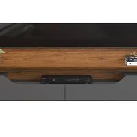 Rack Bancada C/ Painel P/ Tv Até 60 Pol Levi Prateleiras 160x146cm Cedro/bali - Dj Móveis - 5