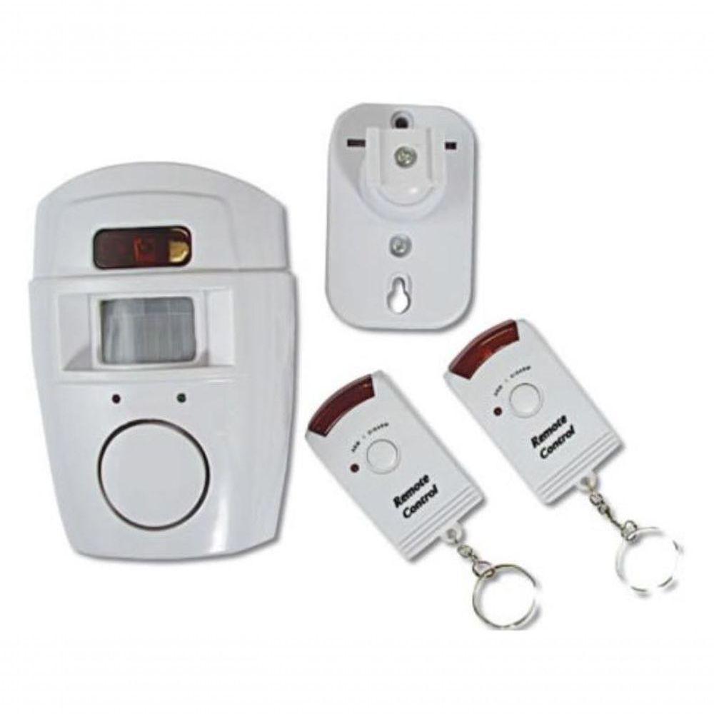 Kit Alarme Residencial Sem Fio 2 Controles Sensor De Presenca E Sirene 105db - 3