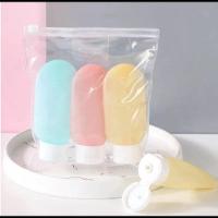 Kit Viagem 3 Frascos Porta Creme Shampoo Condicionador 60ml - 2