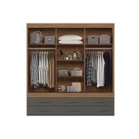 Guarda Roupa 3 Portas De Correr E 9 Gavetas C- Pés Click 3.9 Jatobá - Santos Andirá - 7