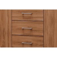 Guarda Roupa 4 Portas E 3 Gavetas C- Espelho Roma 1181 C- Pés Freijo-off White - Carraro - 7