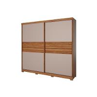 Guarda Roupas 2 Portas De Correr E 4 Gavetas Magnum 1175 Flex Freijo Ou Freijo C- Avela - Carraro - 3