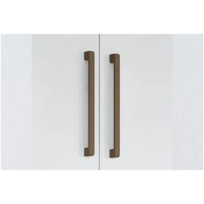 Guarda Roupa 2 Peças Casal QC126 9 Portas de Bater 10 Gavetas MDP Branco