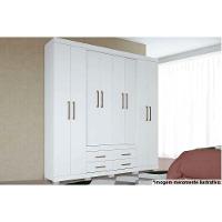 Guarda Roupa 8 Portas E 4 Gavetas C- Pés Nápoles Jatobá - Santos Andirá - 8