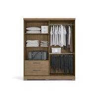 Guarda Roupa Casal 3 Portas (1 De Correr) E 2 Gavetas C533 Branco - Kappesberg - 5