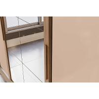 Guarda Roupa 4 Portas De Correr (2 C- Espelho) E 4 Gavetas C- Pés Cb01n565 Flex Nogueira-macadamia Ou Verde - Kappesberg - 5