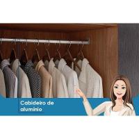 Guarda Roupa 2 Peças (1guardaroupa+1cômoda) Qc117 Branco - Santos Andirá