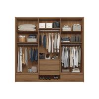 Guarda Roupa 6 Portas (2 C- Espelho) E 5 Gavetas Democrata Jatobá - Santos Andirá - 9