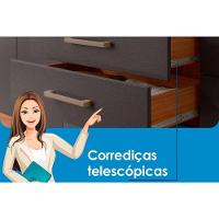 Guarda Roupa 8 Portas E 6 Gavetas C- Pés Master 8.6 Jatobá-areia - Santos Andirá