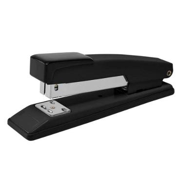 Grampeador Metálico De Mesa Preto Bazze - 25 Folhas 26-6