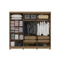 Guarda Roupa 5 Portas E 4 Gavetas C- Pés Cb03n564 Canela - Kappesberg - 2