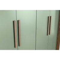 Guarda Roupa 5 Portas E 4 Gavetas C- Pés Cb03n564 Canela - Kappesberg - 3