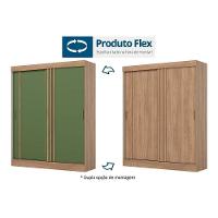 Guarda Roupa Casal 2 Portas De Correr E 2 Gavetas Briz B353 Nature-off White - Henn - 2