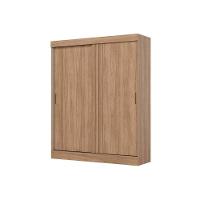 Guarda Roupa Casal 2 Portas De Correr E 2 Gavetas Briz B353 Nature-off White - Henn - 9