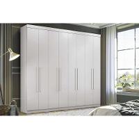Guarda Roupa 8 Portas E 4 Gavetas C- Pés Master New 8.4 Branco - Santos Andirá - 1