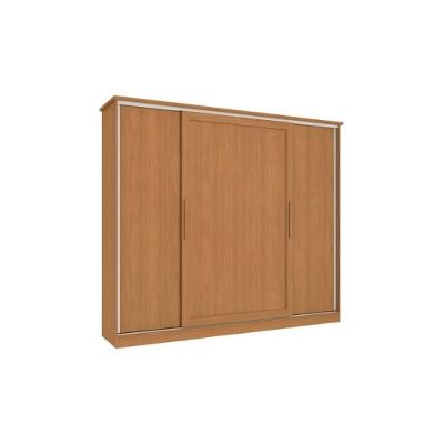 Guarda Roupa Casal N565 Flex 4 Portas de Correr 4 Gavetas Canela-Canela ou Macadamia