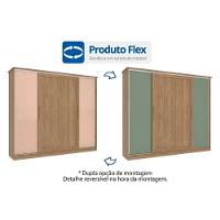 Guarda Roupa 4 Portas De Correr E 4 Gavetas N565 Flex Canela-canela Ou Macadamia - Kappesberg - 2