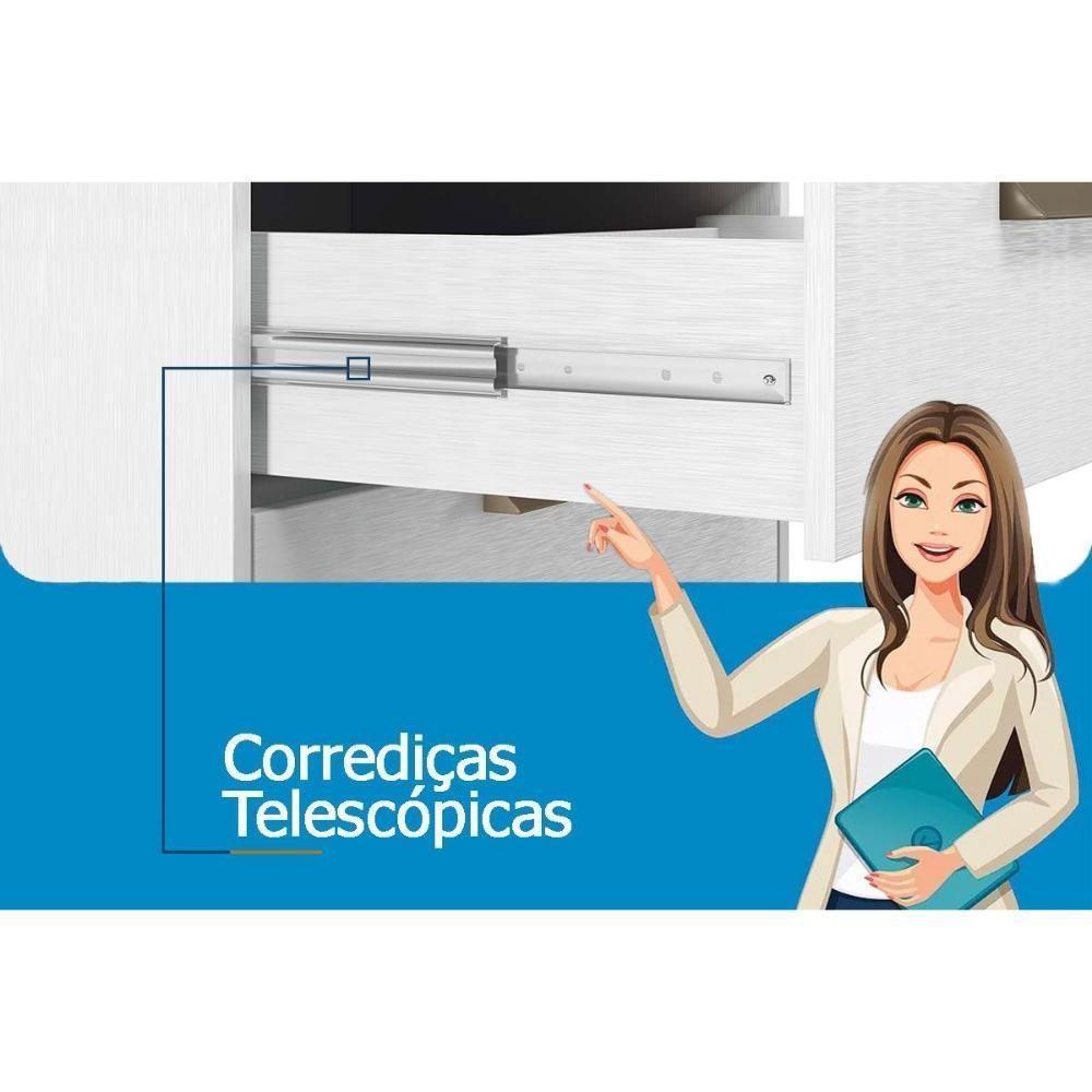 Guarda Roupa 8 Portas E 4 Gavetas C- Pés Nápoles Jatobá-areia - Santos Andirá - 4