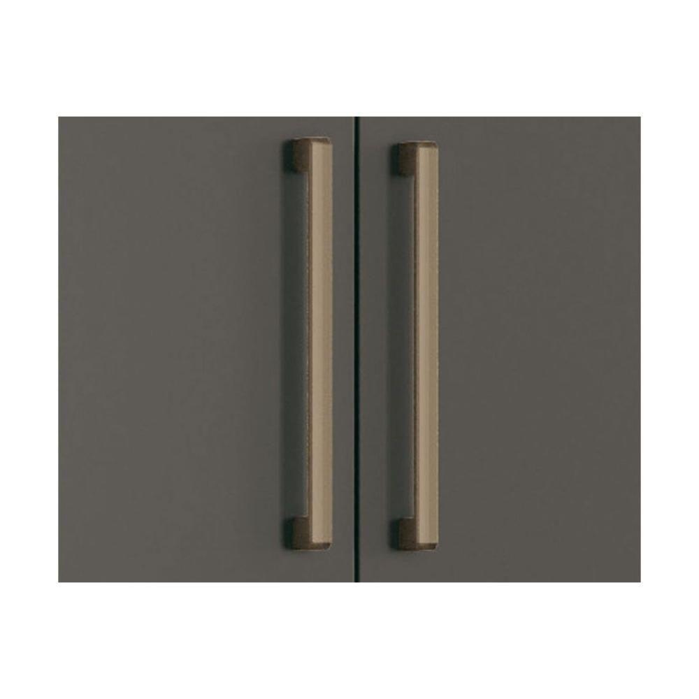 Guarda Roupa Casal 8 Portas E 4 Gavetas C- Espelho Nápoles Jatoba-grafitte - Santos Andirá - 4