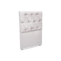 Painel De Cama Box Estofada Murat Facto White Solteiro - Courano Branco - Ortobom - 1