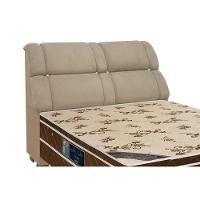 Painel De Cama Box Estofada Queen Imperador Suede Marrom Taupe - Simbal - 1