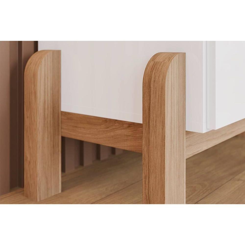 Guarda Roupa Bebê Ternura C- 4 Portas E 2 Gavetas Branco-jequitiba - Henn - 5