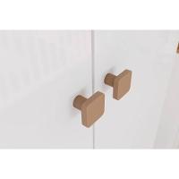 Guarda Roupa Bebê Ternura C- 4 Portas E 2 Gavetas Branco-jequitiba - Henn - 6