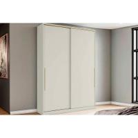 Módulo De Quarto Casal Guarda Roupa Mc10 Seletto C- 2 Portas De Correr E 3 Gavetas Areia - Henn - 2