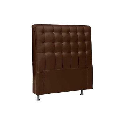Painel De Cama Box Estofada Dama Plus Solteiro - Courano Cacau - Simbal