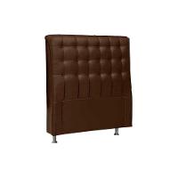 Painel De Cama Box Estofada Dama Plus Solteiro - Courano Cacau - Simbal - 1