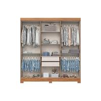 Guarda Roupa 6 Portas E 2 Gavetas C- Pés Briz B368 Nature-off White - Henn - 3