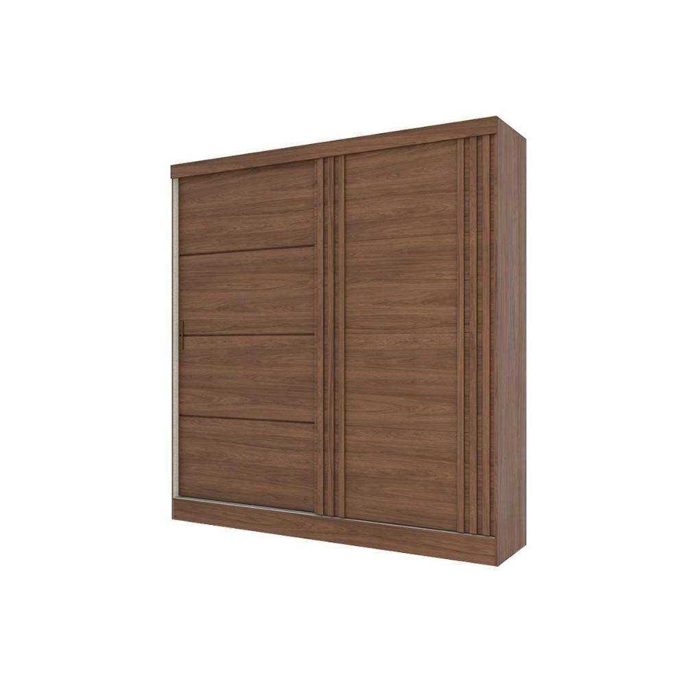 Guarda Roupa 2 Portas De Correr E 3 Gavetas Briz B352 Nature-off White - Henn - 4