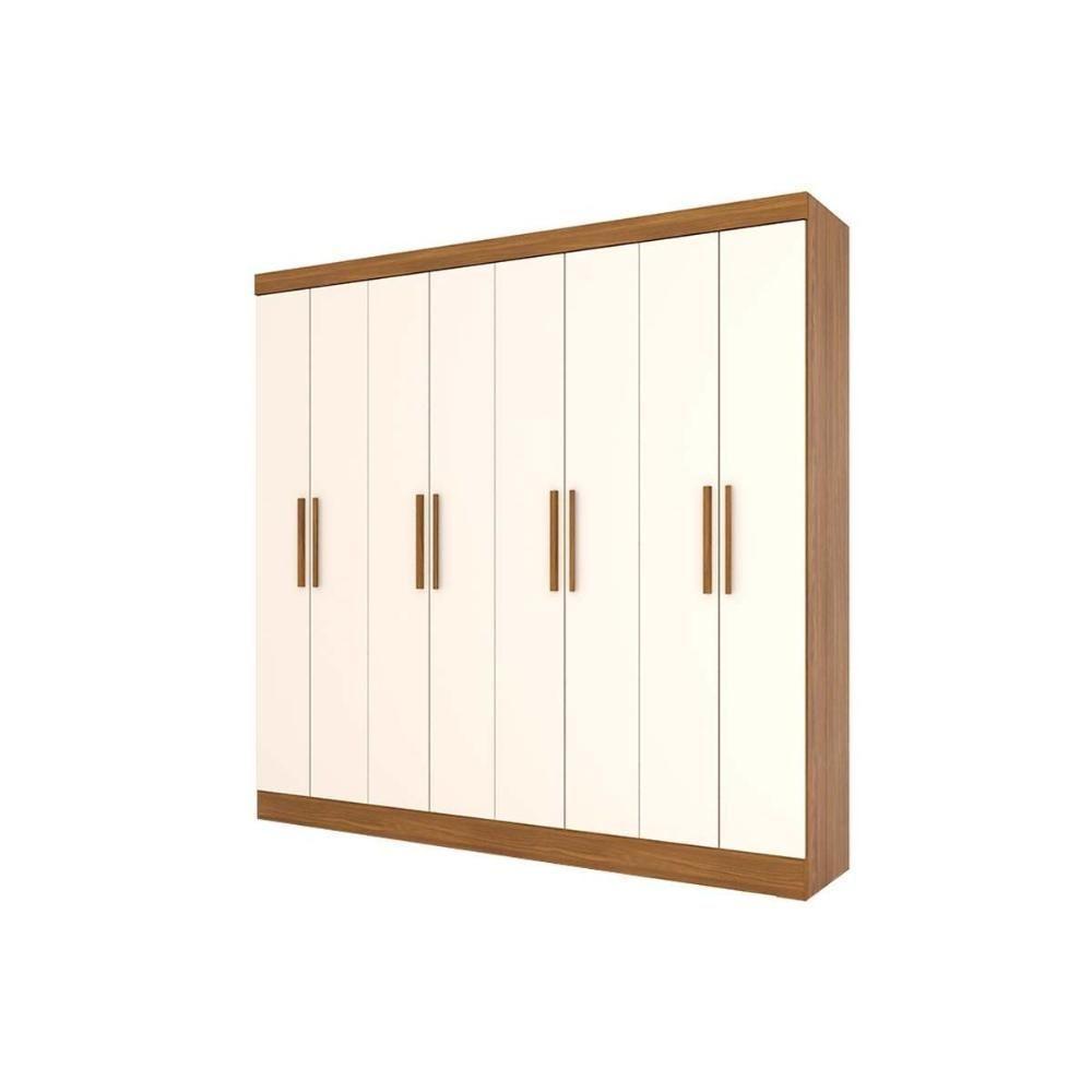 Guarda Roupa 8 Portas E 4 Gavetas B51 Nature-off White - Henn - 4