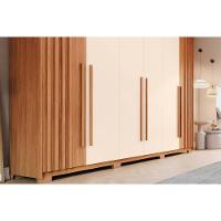 Guarda Roupa 6 Portas E 4 Gavetas C- Pés Norton Nature-off White - Henn - 7