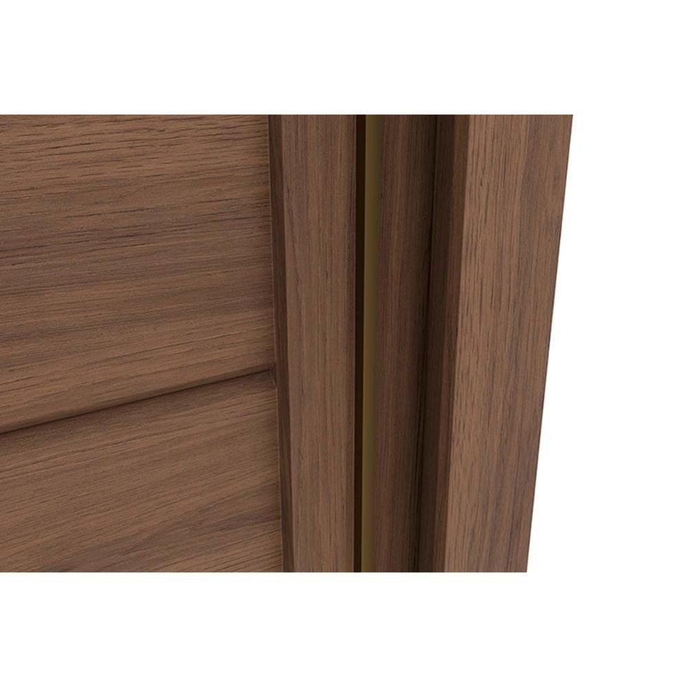 Guarda Roupa 2 Portas De Correr E 4 Gavetas Palace Castanho - Henn - 5