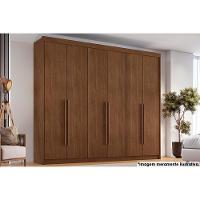 Guarda Roupa 6 Portas E 6 Gavetas Versalhes Cacau - Conquista - 1