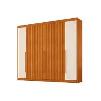 Guarda Roupa 6 Portas (4 Ripadas) E 6 Gavetas Atenas Cacau - Conquista - 9