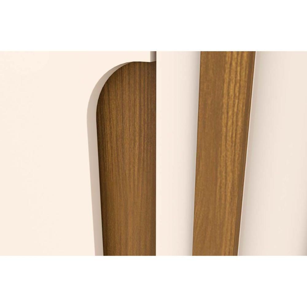 Guarda Roupa 6 Portas (2 C- Espelho) E 6 Gavetas Napoli Off White-nature - Henn - 5