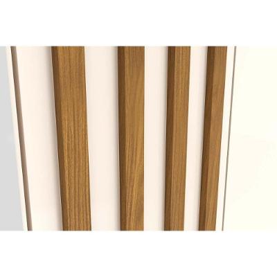 Guarda Roupa Casal Napoli 6 Portas de Abrir 6 Gavetas Off White-Nature MDF-MDP Henn