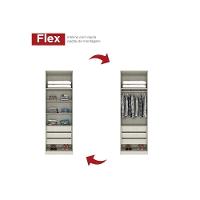 Módulo De Quarto Casal Guarda Roupa C- 2 Portas E 3 Gavetas Mc03 Seletto Areia-jequitibá - Henn