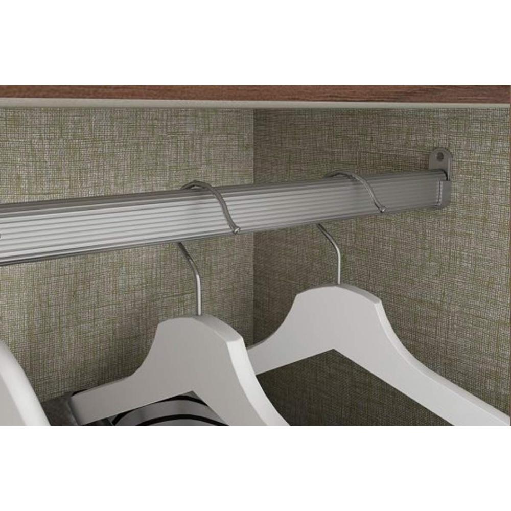 Guarda Roupa 6 Portas (2 C- Espelho) E 3 Gavetas Cover Off White-nature - Henn - 3