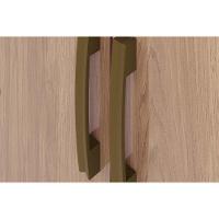 Guarda Roupa 3 Portas (2 C- Espelho) E 2 Gavetas Açaí Da133 Branco - Henn - 6