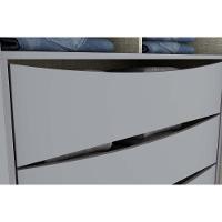 Guarda Roupa 6 Portas (2 C- Espelho) E 6 Gavetas Andréas Nature-off White - Henn - 6