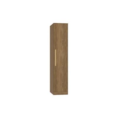 Módulo De Quarto Casal Guarda Roupa Adapt N533 C- 1 Porta Nogueira - Kappesberg