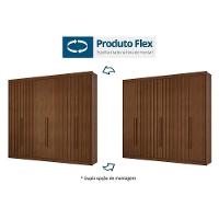 Guarda Roupa 6 Portas (4 Ripadas) E 8 Gavetas Grécia Cinamomo - Conquista - 3