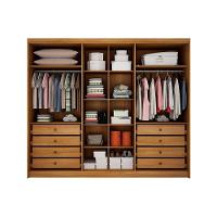 Guarda Roupa 6 Portas (2 C- Espelho) E 8 Gavetas Rizon-linea Plus Cumaru-fendi - Novo Horizonte - 3