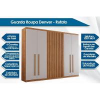 Guarda Roupa 6 Portas E 4 Gavetas C- Pés Denver Naturale - Rufato - 2