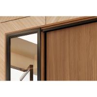 Guarda Roupa 4 Portas De Correr E 4 Gavetas C- 2 Espelhos E Pés Laredo Flex Amêndola-amêndola Ou Nude - Demóbile - 7